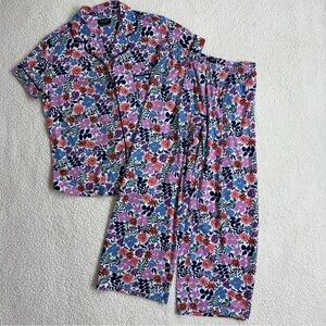Kate Spade Floral Two Piece Pajama Set